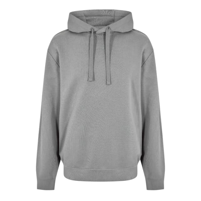 Hugo Logo Hoodie Open Grey male X Small