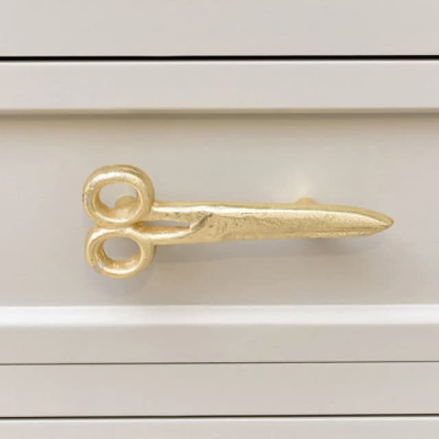 Melody Maison Gold Scissors Drawer Knob Gold