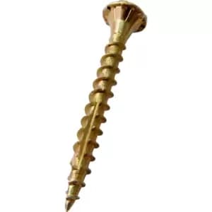 Reisser Cutter Pozi Screw 5.0 x 70mm (200 Pack) in Gold