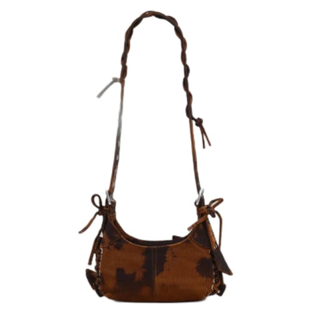 Desigual Womens shoulder Bag Desigual Haiti Corduroy Nickel Multicolore Female TU