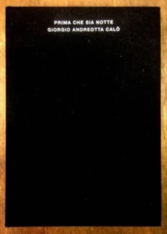 Prima Che Sia Notte Paperback / softback