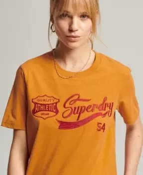 Superdry Vintage Script Style College T-Shirt