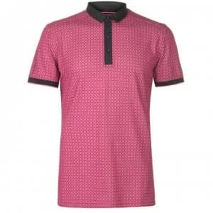 Galvin Green Monte Polo Shirt Mens - Magenta