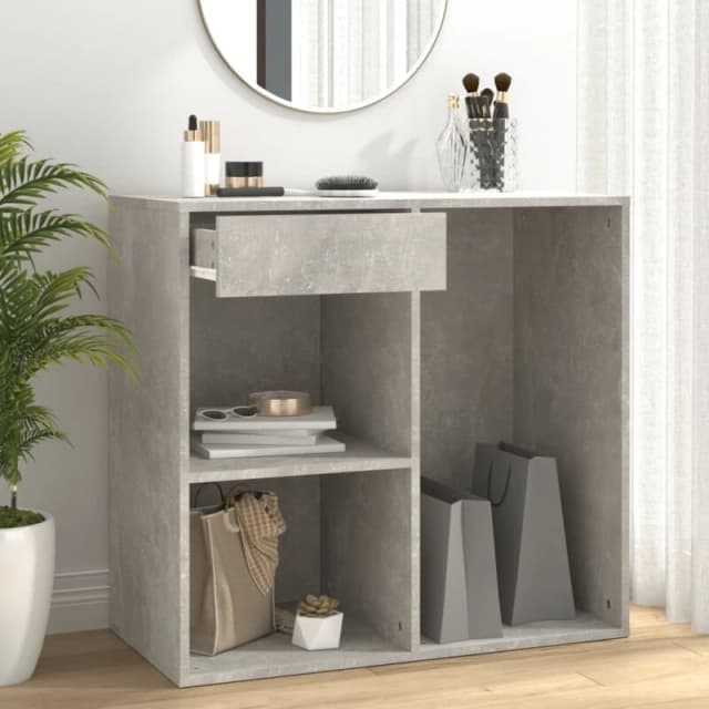 Vidaxl Cosmetic Cabinet Concrete Grey 80X40X75cm Engineered Wood, Grey 808841