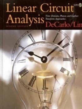 Linear Circuit Analysis by Raymond a Decarlo Hardback