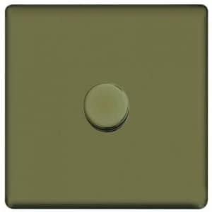 Wickes Dimmer Switch 1 Gang 2 Way 400W Pearl Nickel Screwless Flat Plate