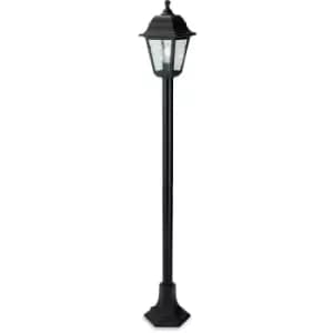 Firstlight - Oslo - 1 Light Post Lantern Black Resin IP44, E27