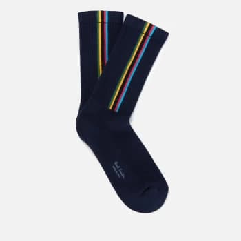Paul Smith Mens Stripe Socks - Navy