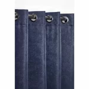 Emma Barclay Ambiance Eyelet Curtains 46 X 72 Navy