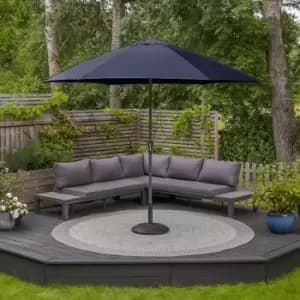 Harbour Lifestyle Triton 3M Aluminium Parasol - Navy