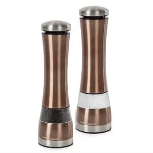 Morphy Richards Accents Electric Salt and Pepper Mills - Copper
