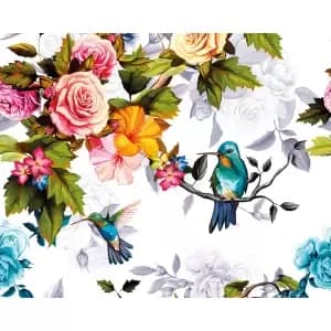 Origin Murals Hummingbird Garden Multi Wall Mural - 3.5m x 2.8m