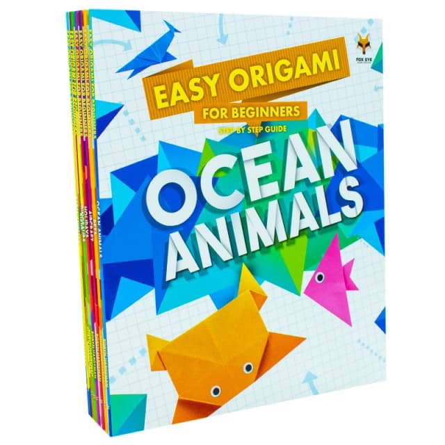 Step By Step Guide To Easy Origami For Beginners 8 Books Collection Set Aircraft, Birds Robyn Hardyman Books