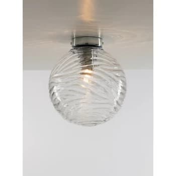 Fan Europe Luce_Ambiente_Design - Globe Flush Ceiling Light, Clear, E27