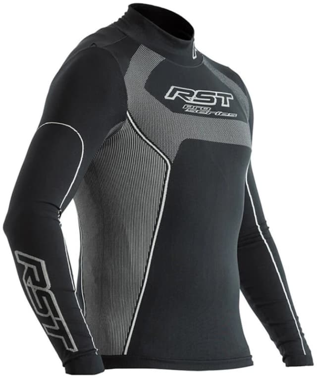 RST Tech-X Coolmax Mens Long Sleeve Top Base Layer Black Size M-L