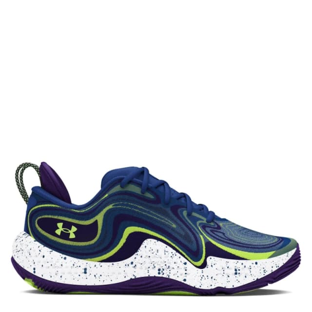 Under Armour Unisex Adults Spawn Basketball Trainers Blue unisex 7 (41)