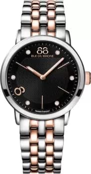 88 Rue Du Rhone Watch Double 8 Origin 35mm Ladies - Black