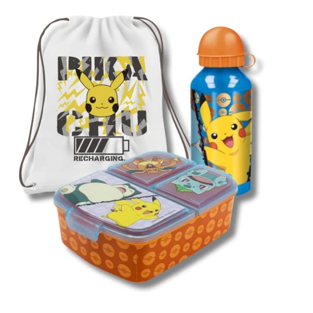 Pokemon Lunch Set - Pokemon (98863) Lunch Boxes 98863 Blue 38274618000