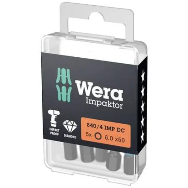 Wera 05057645001 XZN bit 5 F 6.3 5 pc(s)