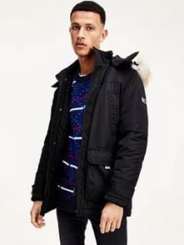 Tommy Jeans Tjm Tech Parka - Black