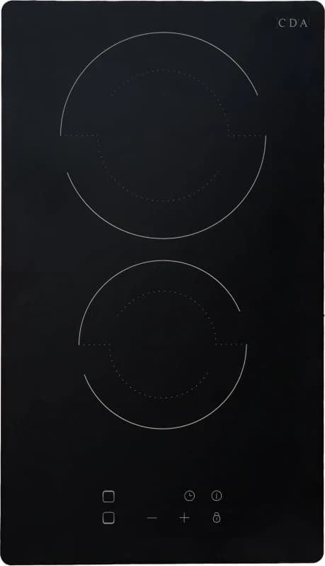 CDA 30cm 2 Zone Domino Ceramic Hob SCC030FR Black