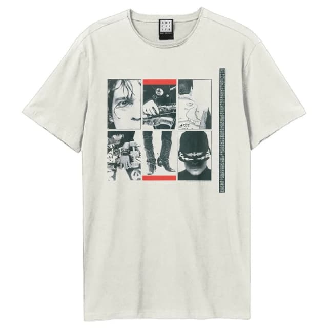 Amplified Amplified Men Kick INXS T-Shirt in White Size: 3X-Large White XXXL Male 5063806407645