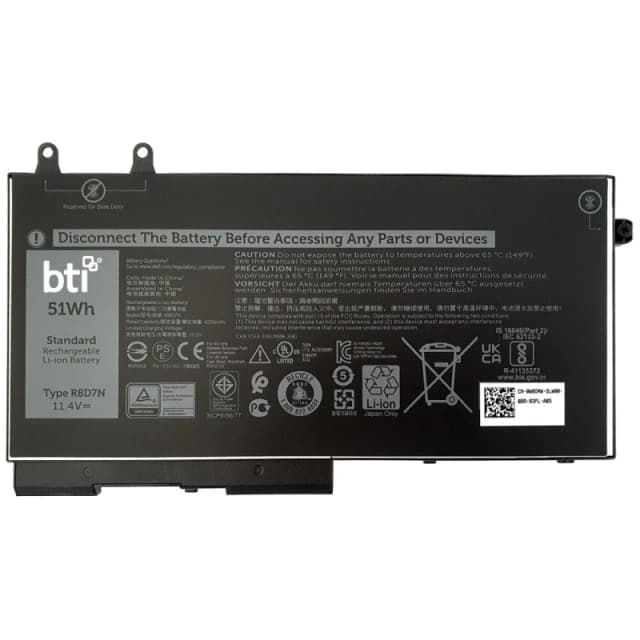 BTI BTI Latitude 5420 Rugged Battery 11.4V 51Wh 3 cells 7WNW1-BTI