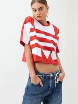 Adidas Originals Lrg Logo Tee - Red