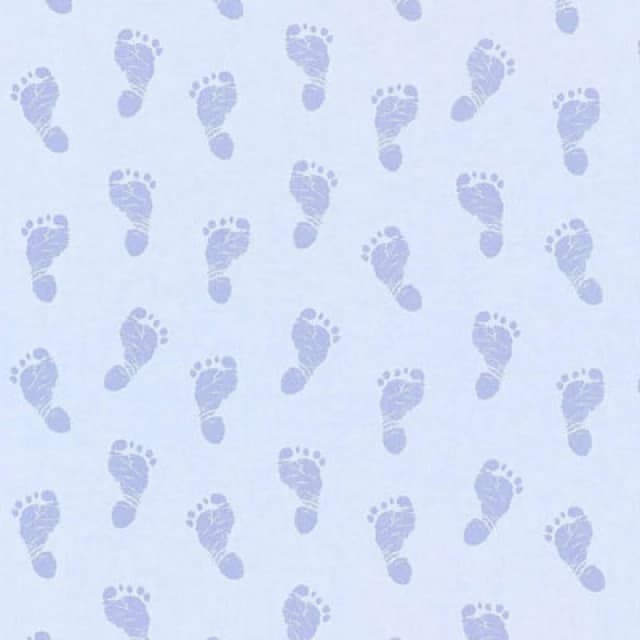 A.S. Creation As Creation Little Stars Blue Baby Feet Wallpaper Toyroom Nursery Paste The Wall