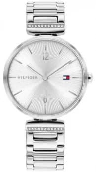 Tommy Hilfiger Womens Aria Stainless Steel Silver Watch