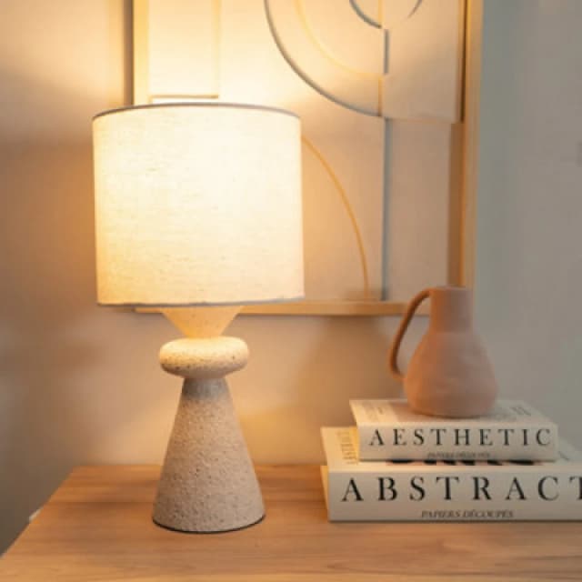 Cement Effect Table Lamp