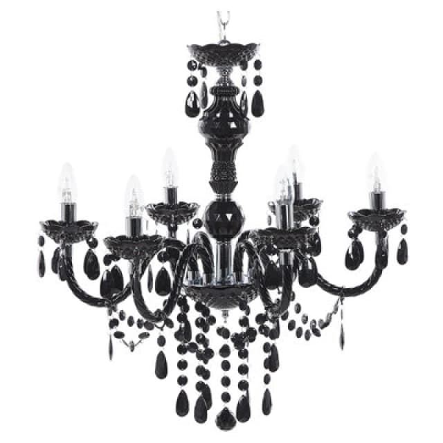 Beliani Glam Chandelier Kalang L Black