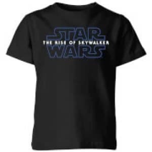 Star Wars The Rise Of Skywalker Logo Kids T-Shirt - Black - 11-12 Years