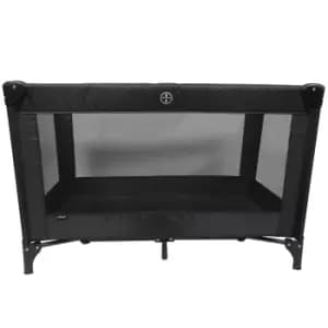 My Babiie Black Quilted Travel Cot