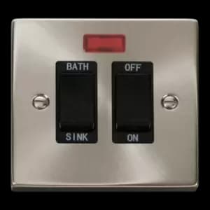 Click Scolmore Deco 20A Sink or Bath Switch - VPSC024BK
