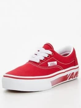 Vans Era Racers Edge Childrens Trainer - Red/White, Size 2