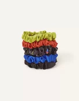 Accessorize Womens Skinny Scrunchies 5 Pack