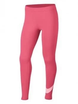 Nike OLDER GIRLS NSW SWOSH TIGHT Pink Size L12 13 Years Women