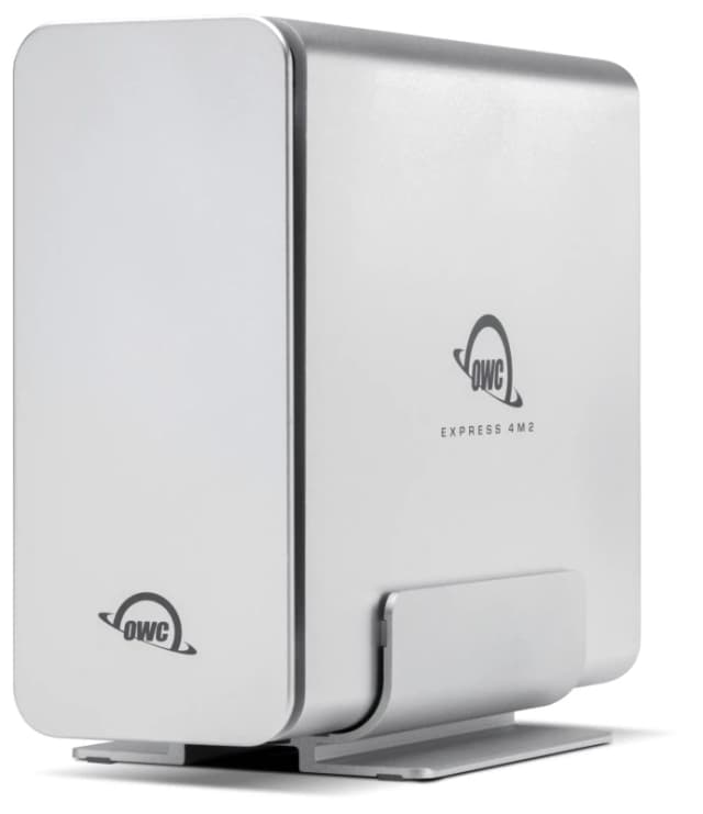 OWC Express 4M2 SSD enclosure Silver M.2