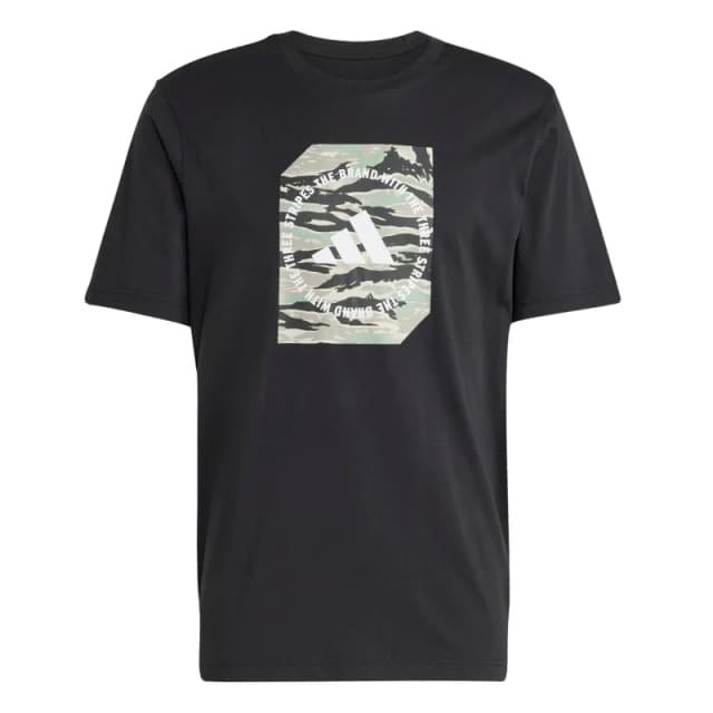 Adidas T-Shirt adidas Camo Shape Graphic Noir Male 3XL
