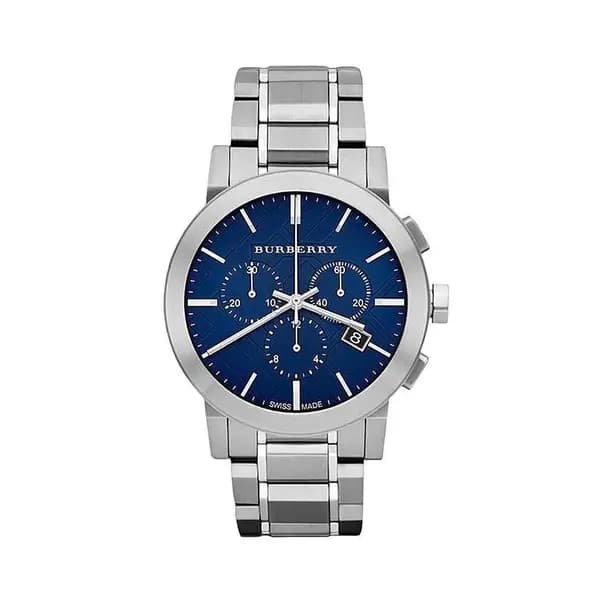 Burberry Burberry The City Watch Mens Blue Chronograph BU9363 Blue