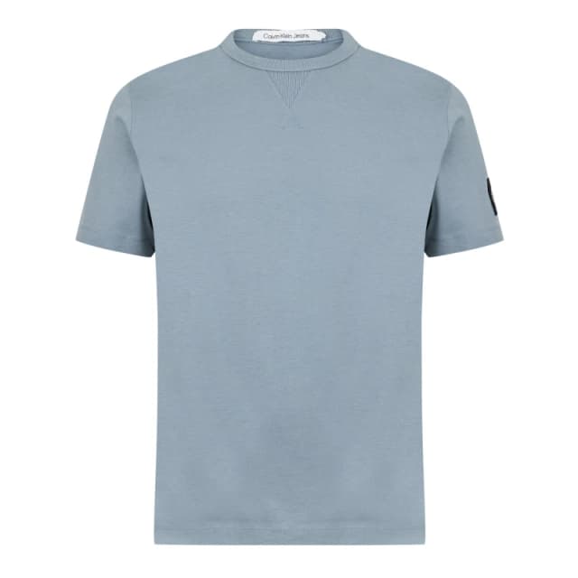 Calvin Klein Jeans Monogram Badge T-Shirt Overcast Grey male M