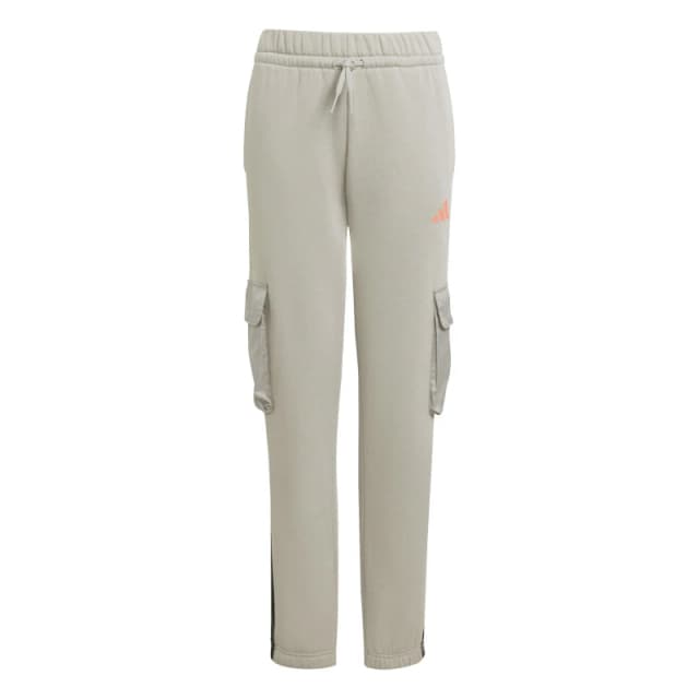 adidas Utility Fleece Cargo Joggers Juniors Grey/Coral male 7-8 Years