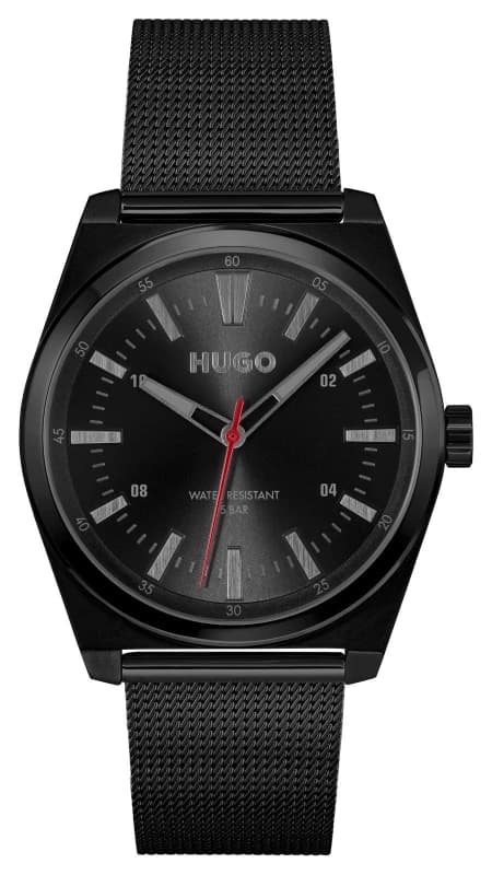 HUGO 1530440 #ARK (40mm) Black Dial / Black PVD Stainless Watch