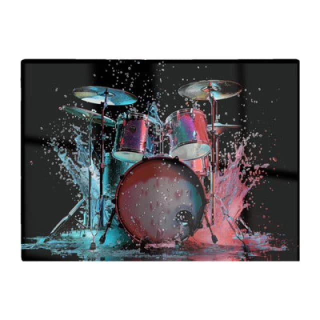 Warren Reed Designer Rhythm In Splashing Drums Chopping Board