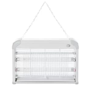 Outsunny Free Standing Wall Hanging 20W Electric Fly Mosquito Killer Electric Fly Zapper, Bug Zapper, Insect Killer