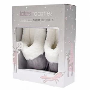 Totes Suedette Mules - Grey