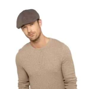Tom Franks Mens Flat Cap (M/L) (Brown Marl)
