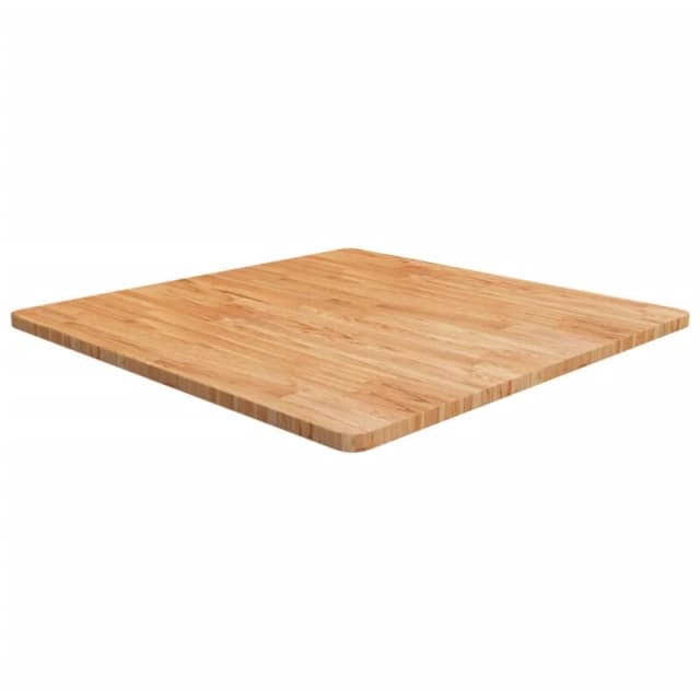 Vidaxl Square Table Top Light Brown 90X90X2.5Cm Treated Solid Wood Oak, Brown 343033