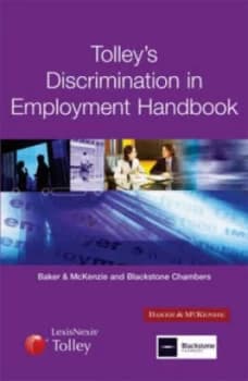 Tolleys Discrimination in Employment Handbook by Sarah Gregory and Ellen Temperton Paperback